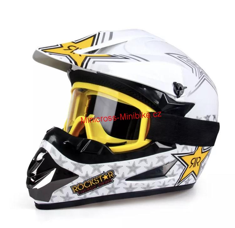Krosová moto helma Rockstar