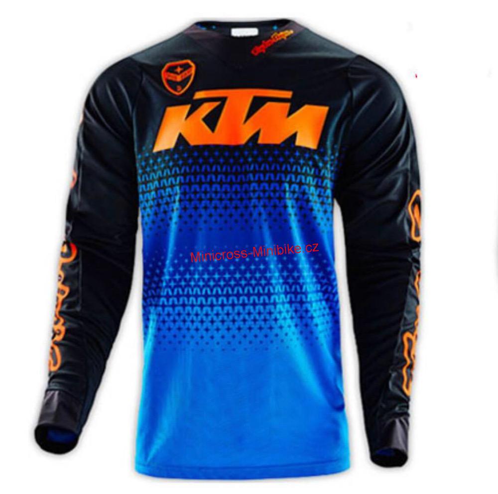 Moto dres KTM modrý