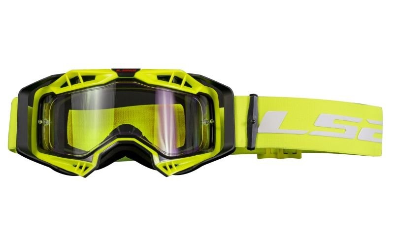 Brýle pro motokros LS2 Aura žluté čiré sklo
