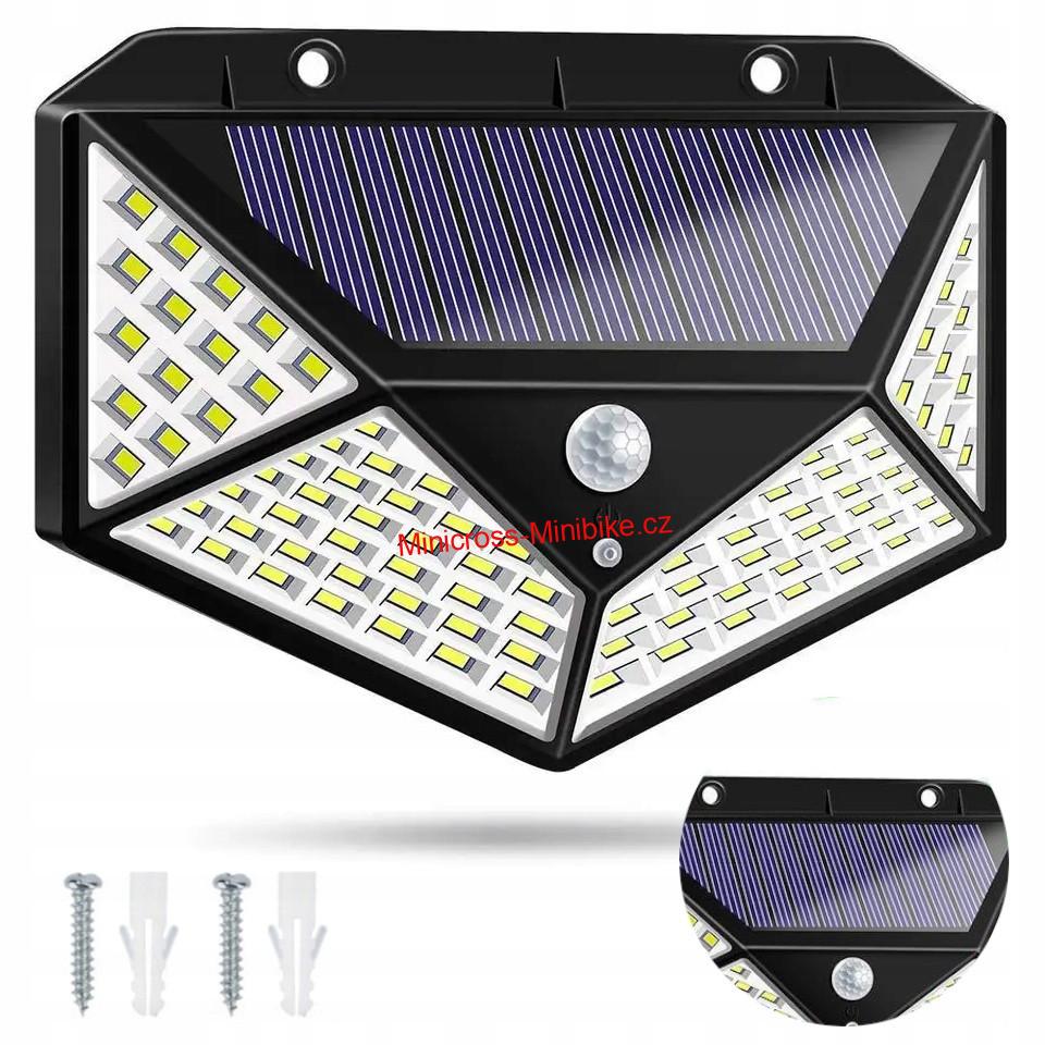 Solární LED osvětlení na fasádu domu zahradu