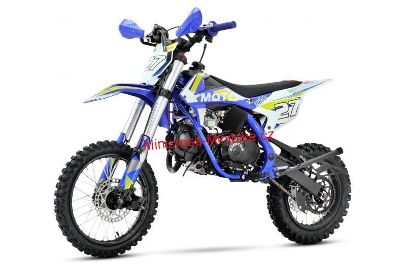 Pitbike XMOTOS XB27 90cc automat modrý