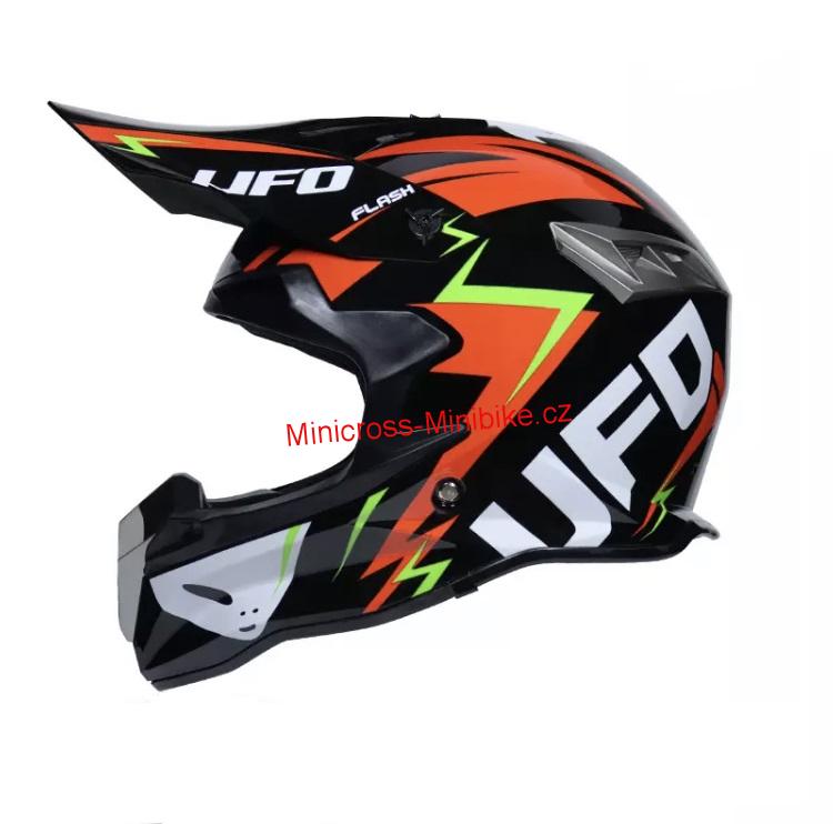 Moto helma krosová UFO černá