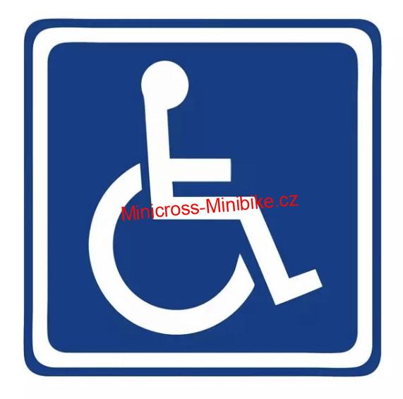 Nálepka na auto pro invalidu