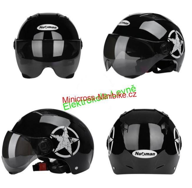 Moto helma STAR černá