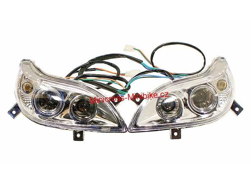 Přední světla na čtyřkolu 110cc 125cc