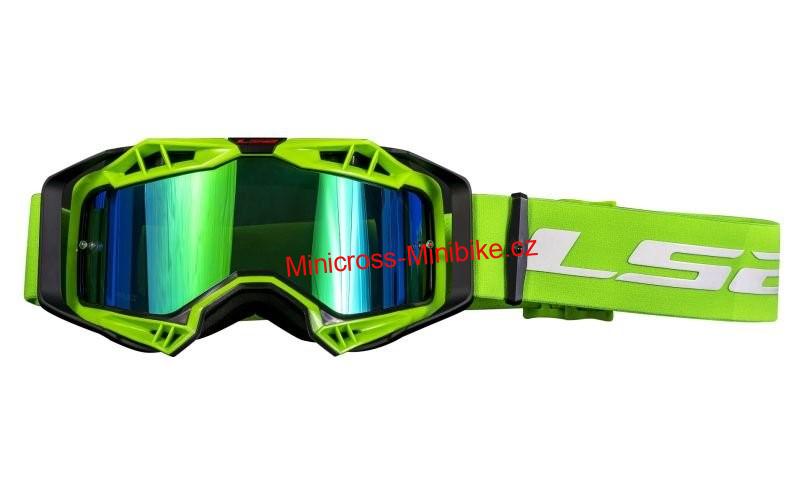Brýle pro motokros LS2 Aura PRO zelené