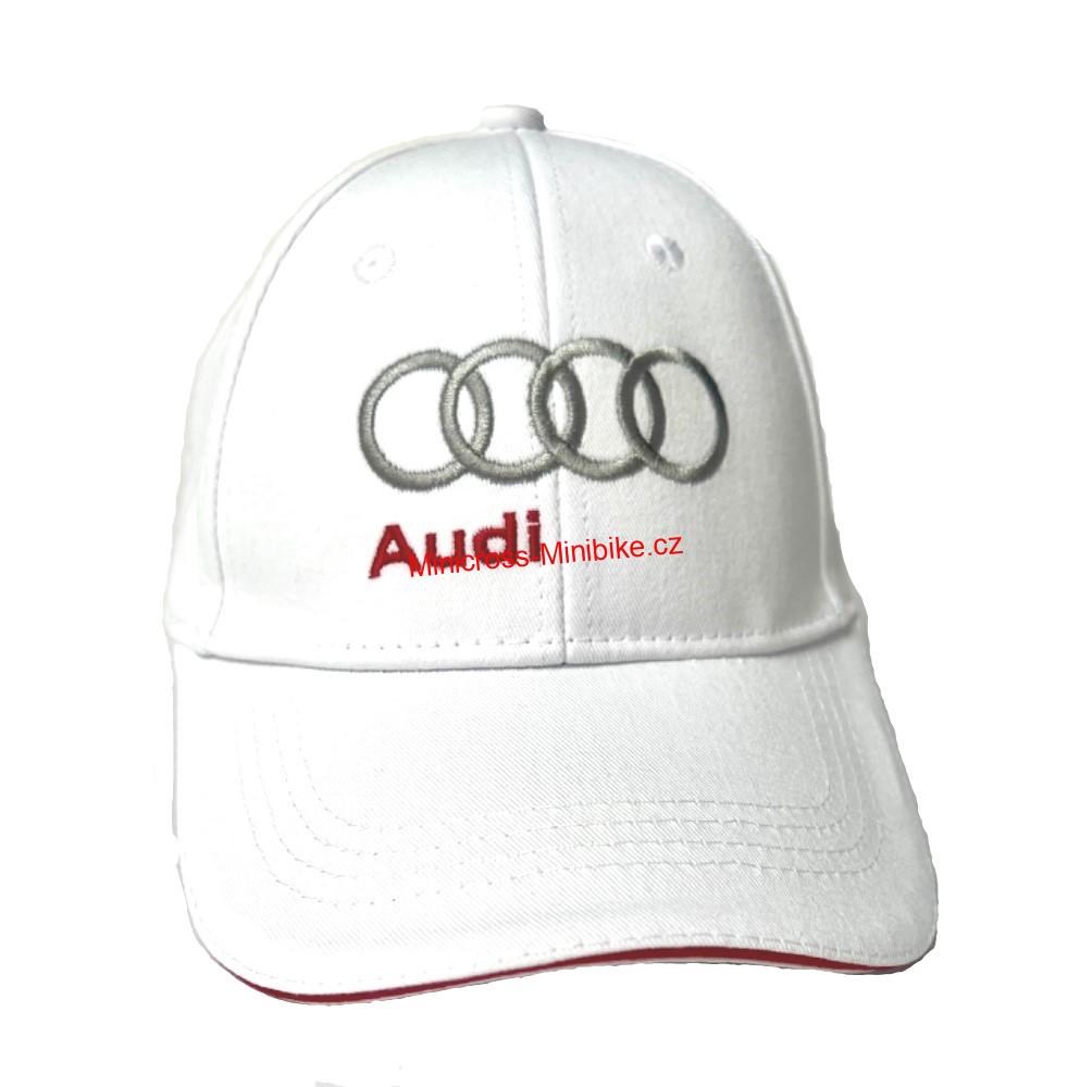 Kšiltovka  bílá Audi