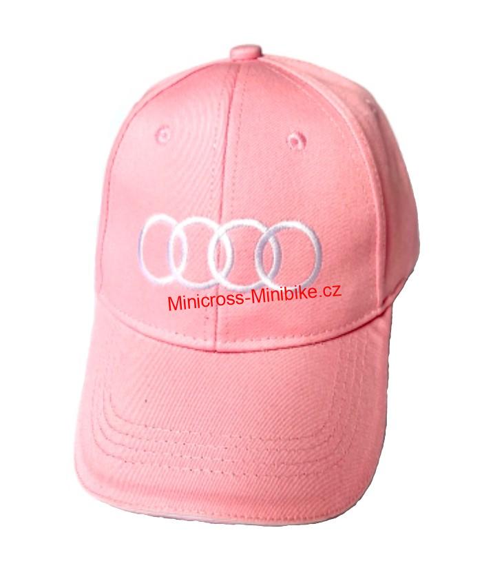 Kšiltovka růžová Audi