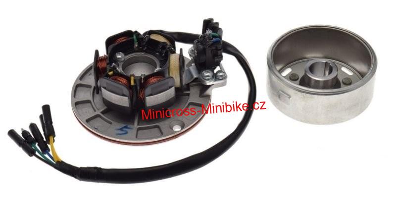 Startovací cívka 6 + magneto pitbike YX160cc