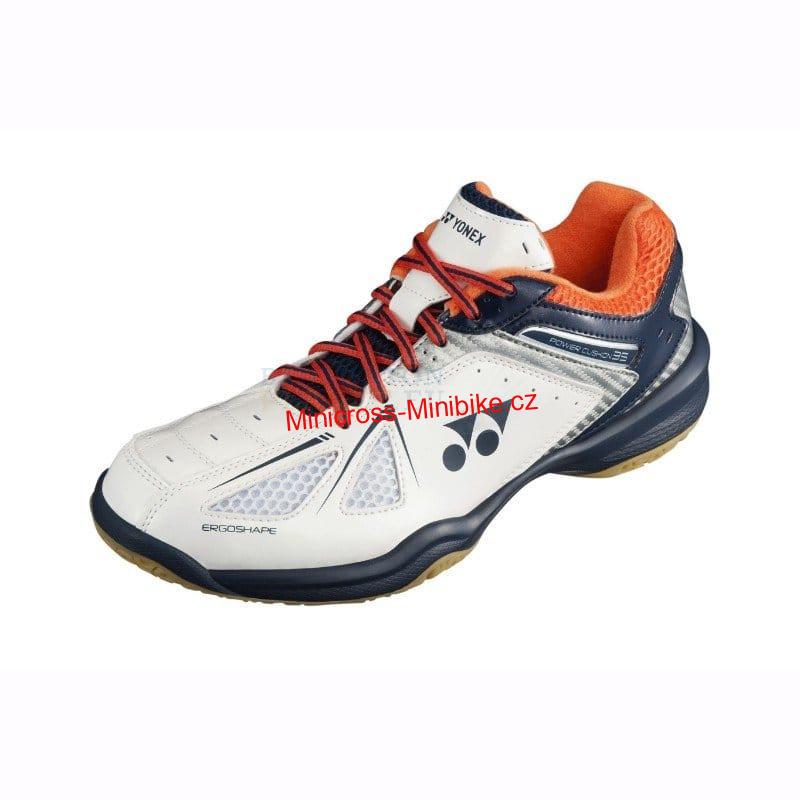 Badmintonová obuv YONEX PC 35 MX WHITE ORANGE
