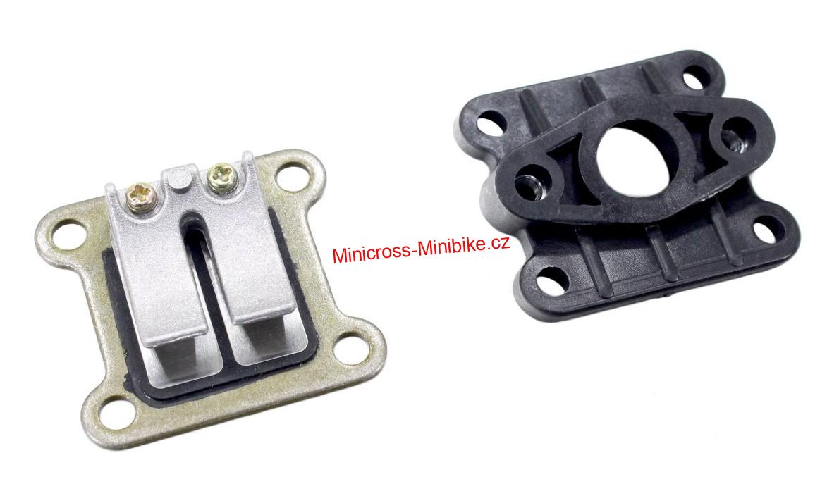 Klapky sání motoru minibike minicross dětská čtyřkolka