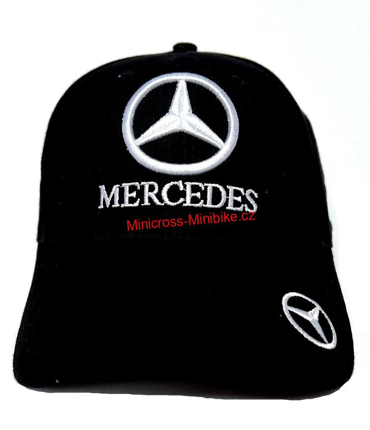 Čepice s kšiltem Mercedes černá