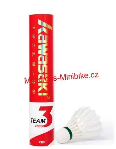 Péřové badmintonové míče Kawasaki Team-3 10ks