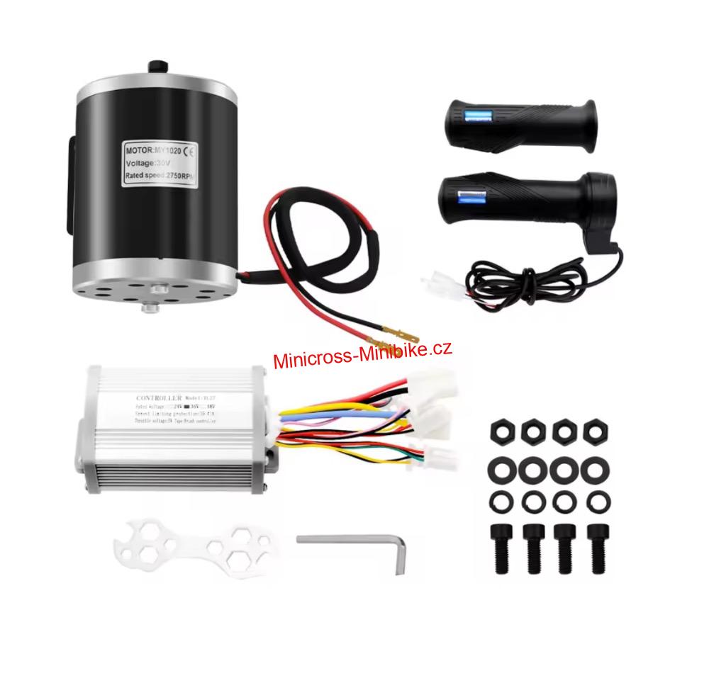 Motor 36V 800W s řídící jednotkou a plynovou rukojetí pro AKU čtyřkolku