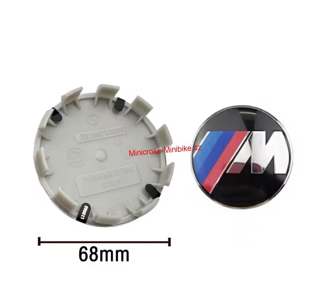 Středové kryty kol s logem BMW M 4Ks 68mm