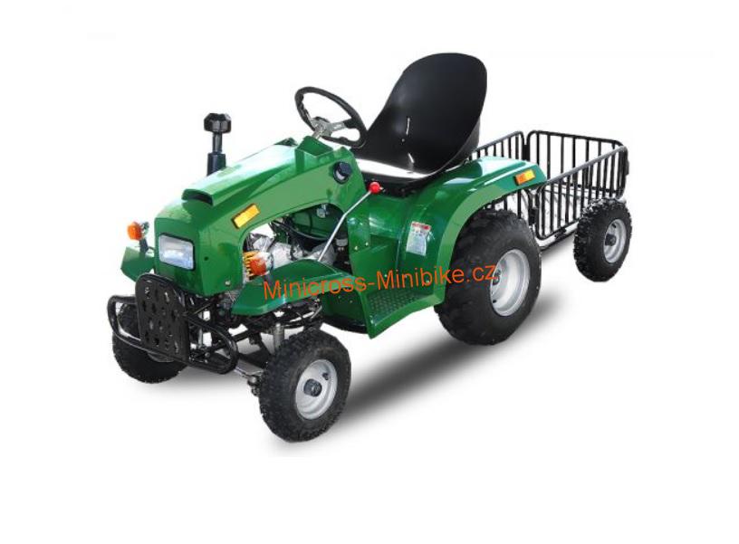 Čtyřkolka pro děti traktor green