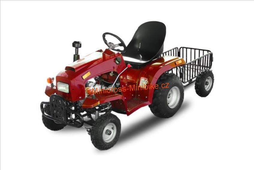 Čtyřkolka pro děti traktor red