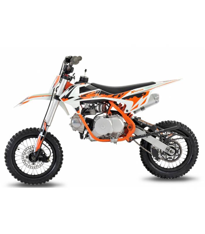 Pitbike XMOTOS XB27 90cc automat oranžový