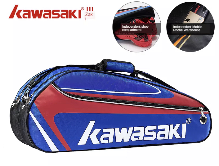Badmintonový bag Kawasaki modrý