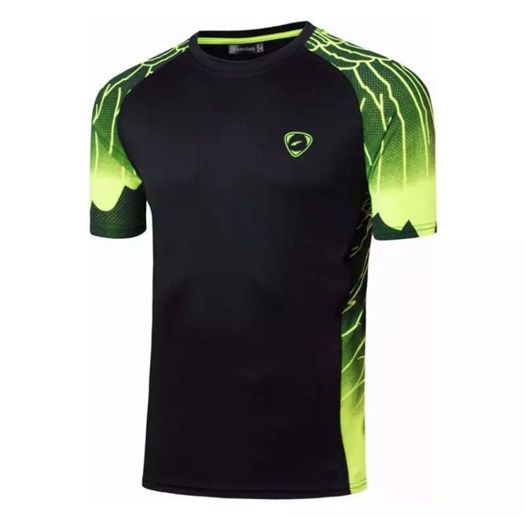 Badmintonový dres zeleno černý