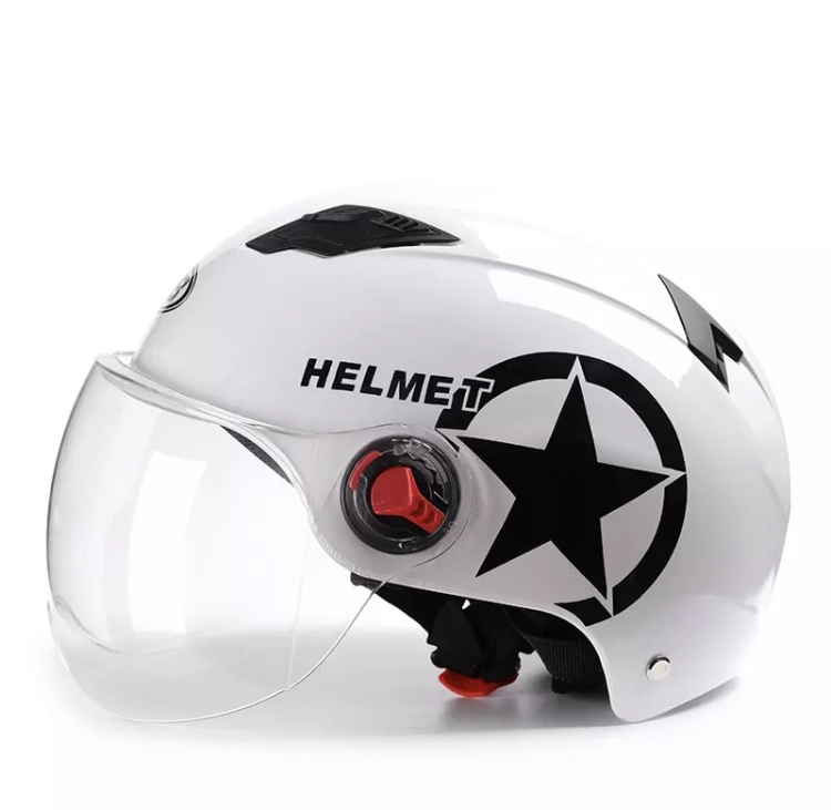 Moto helma STAR bílá