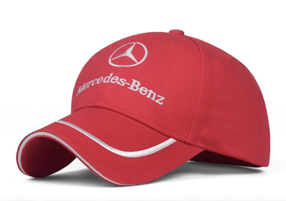 Kšiltovka Mercedes Benz červená