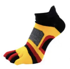 Prstové ponožky Unisex barevné
