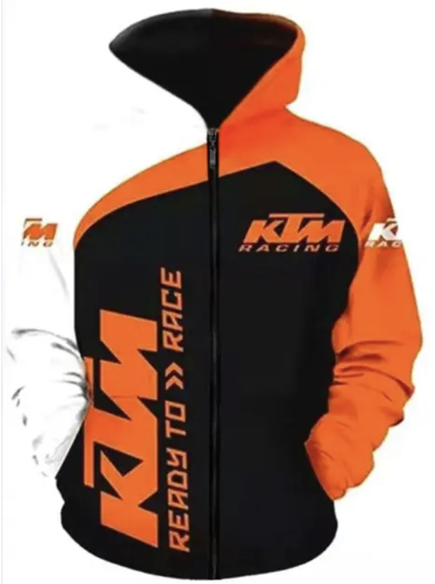 Moto mikina KTM s kapucí