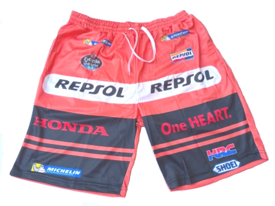 Kraťasy na motokross Honda Repsol