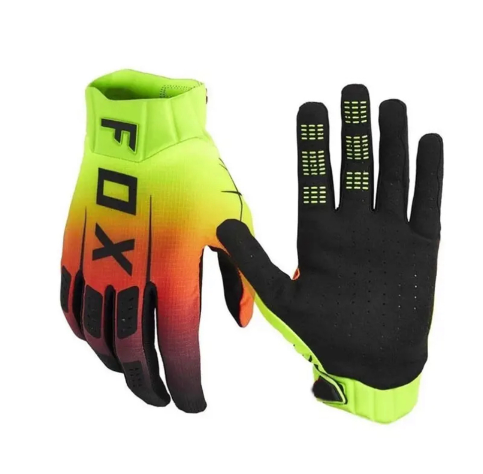 Moto rukavice FOX zelená neon