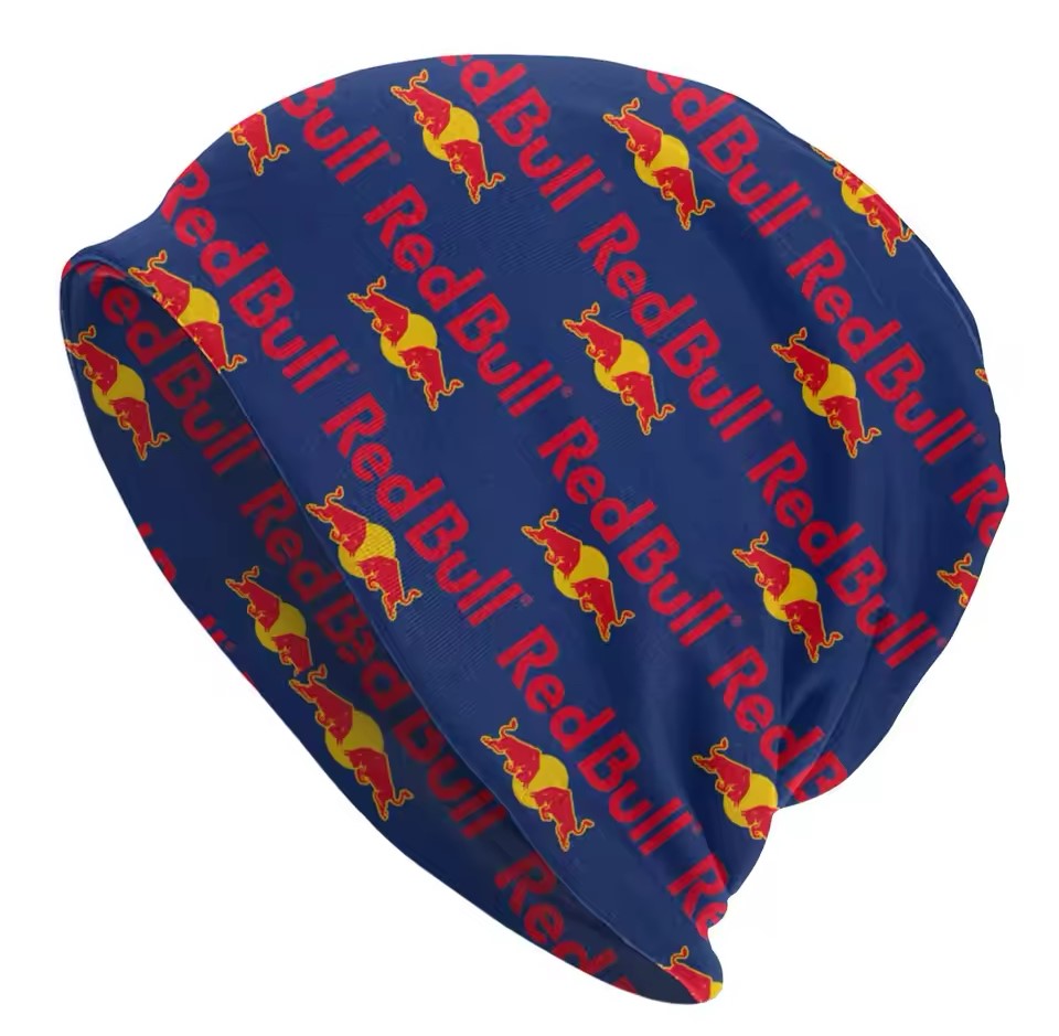 Červeno-modrá tenká RedBull čepice