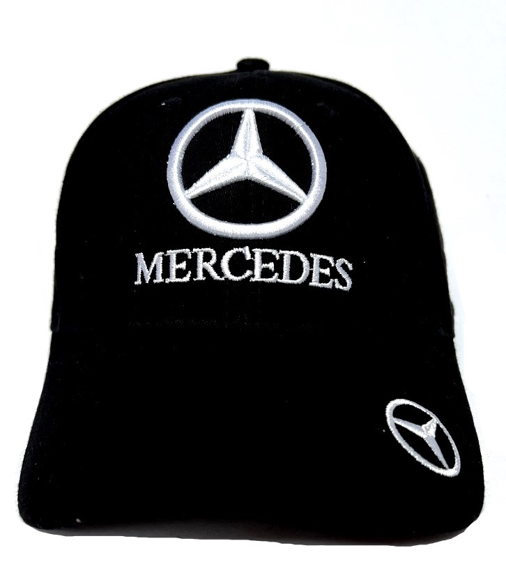 Čepice s kšiltem Mercedes černá