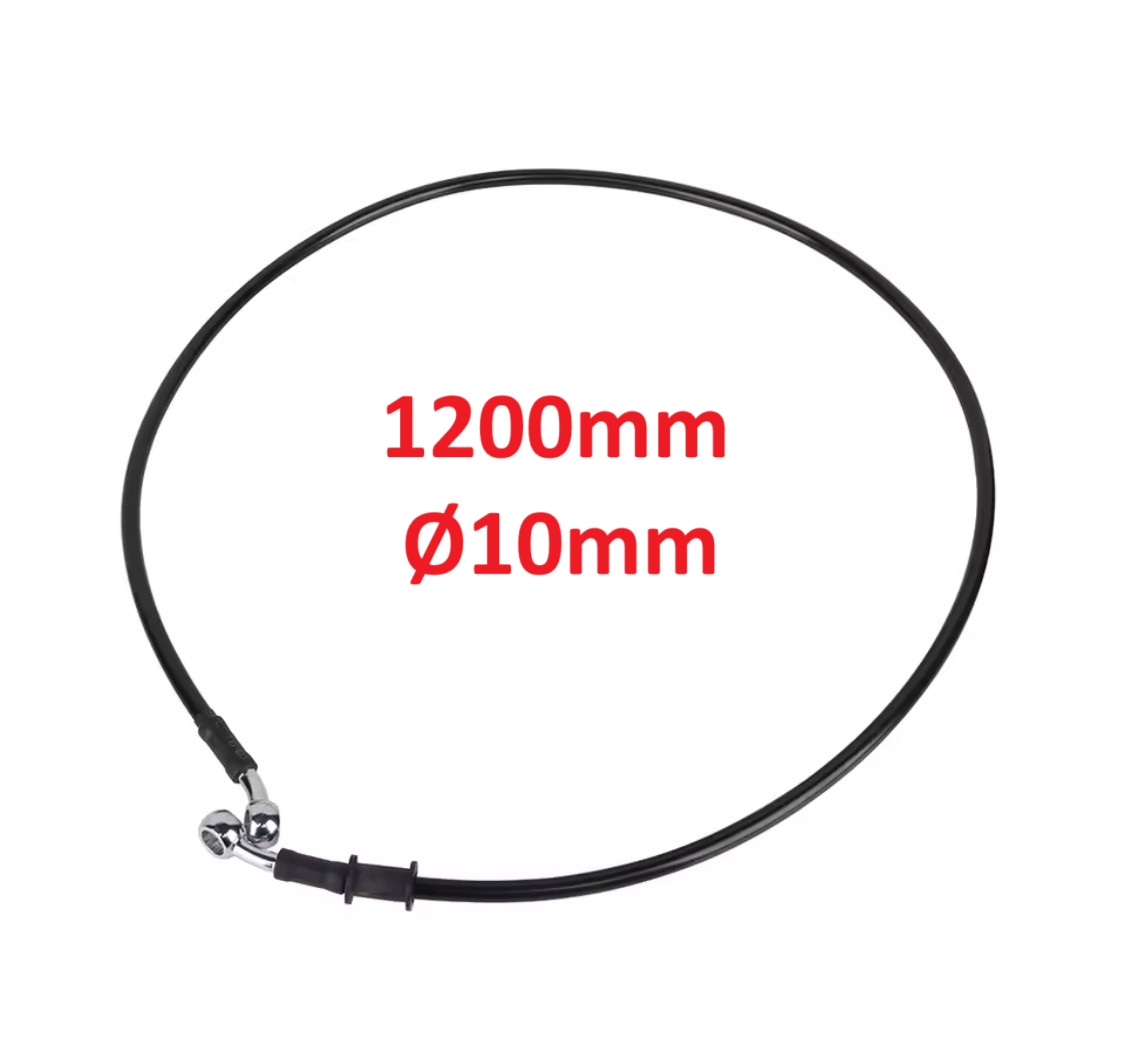Hydraulická hadička pro brzdu elektrokoloběžka Chopper 120 cm očko 10mm