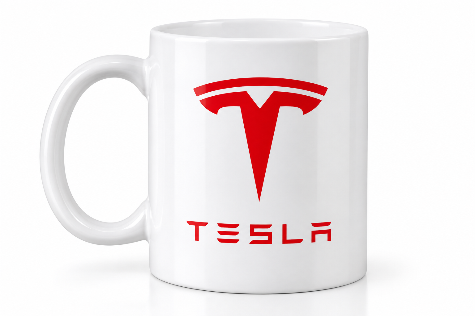 Tesla hrnek bílý