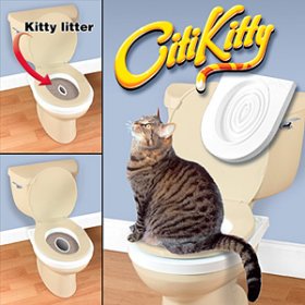 Toaleta pro kočky, záchod, WC - prkénko na WC